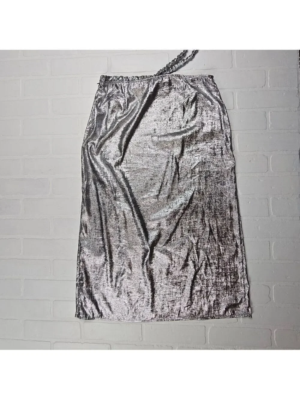 Future Collective Silver Skirt Size 8